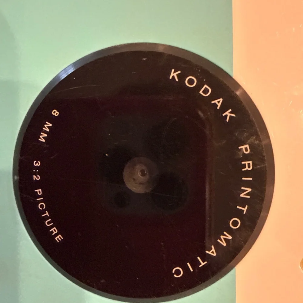 Kodak Printomatic Blue and White Camera